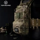 Штурмова панель на плитоноску TOPTACPRO штурмовий рюкзак-панель з системою Molle Multicam, Cordura 500D - зображення 2