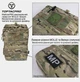 Штурмова панель на плитоноску TOPTACPRO штурмовий рюкзак-панель з системою Molle Multicam, Cordura 500D - зображення 4