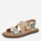 Жіночі сандалії шкіряні Lasocki WI23-LALITA-11 5903419772290 40 26.6 см Золотисті (5903419772313) - зображення 3