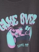 Футболка Primark Game Over темно-сіра 128 - изображение 2