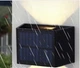 Набір вуличних настінних світильників на сонячній батареї DOUBLE LIGHT HS-8032 з датчиком руху (2 шт. в упаковці) - зображення 4