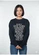 Свитшот на флисе H&M L Темно-синий 1011828_сперед.надпис - изображение 2