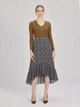Юбка H&M 38 Белый 31-0555_чер.цветы - изображение 1