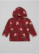 Худі на флісі H&M 98/104 Червоний 1076608_дед.морозы - зображення 2