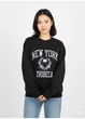 Світшот на флісі H&M L Чорний 1011828_newyork - зображення 2