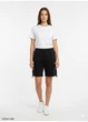Шорты на флисе H&M M Черный 34-0026 - изображение 2