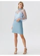 Юбка H&M 38 Голубой 31-0554 - изображение 2