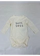 Боді лонгслів H&M 62 Молочний 0979605_born.овечка - зображення 2
