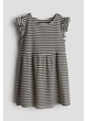 Платье H&M 92 Белый 1025935_чер.полос - изображение 1
