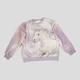 Свитшот на флисе H&M 122/128 Фиолетовый 0955355 - изображение 1