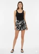 Шорти H&M XL Білий 0389594_Листя - зображення 1
