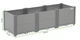 Уличный цветочный ящик Cultivo Grow Box L 123x41x31 см 141 л с автополивом коричневый - изображение 3