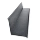 Планка примыкания со штробой 140×130 RAL 7024 графитовый мат - изображение 1