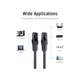 Патч-корд 0.5м, UTP cat 6 RJ-45 black Vention (IBJBD) - зображення 4