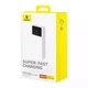 Повербанк 10000mAh 30W Baseus Star-Lord Digital Display із швидкою зарядкою (2USB/1Type-C, 30W). White - зображення 10