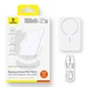 Повербанк 10000 mAh з бездротовою зарядкою MagSafe Baseus EnerFill FM11 Ultra-Mini (22.5W, Type-C). White - зображення 9