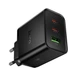 Мережевий зарядний пристрій Hoco N75 Grande GaN 65W (2xUSB-C + 1xUSB-A) - зображення 1