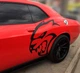 Наклейка на авто ARB 3D TUNING STUDIO Dodge Challenger SRT Hellcat 880х800х0.070мм - изображение 1
