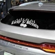 Наклейка на заднее стекло ARB 3D TUNING STUDIO Lucky and Blessed 550х190х0.80мм - изображение 2