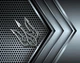 Наклейка на капот ARB 3D TUNING STUDIO Тризуб срібло 1500х1200х0.15мм - зображення 2