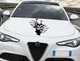 Наклейка на капот двери багажник ARB 3D TUNING STUDIO Череп 530х490х0.070мм - изображение 2