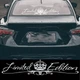 Наклейка на лобовое или заднее стекло ARB 3D TUNING STUDIO Limited edition 600х130х0.070мм - изображение 3