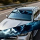 Наклейка на лобовое или заднее стекло ARB 3D TUNING STUDIO Волки 1300х200х0.15мм - изображение 1