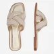 Женские шлепанцы JENNY WS24006-03 5904862786520 39 25.4 см Бежевые (5904862786568) - изображение 6