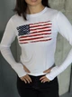 Жіночий лонгслів з принтом Uaclothes 42-44 Молочний (like37256-176891349) - изображение 5