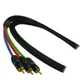 Премиум кабель YPbPr 3RCA–3RCA Reference Line 2 м Ø13 мм черный металл для Hi-End видео - изображение 1