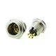 Разъем miniXLR круглый 5-контактный New Tide золотое покрытие контактов 92M-503 (5P) металлическое крепление - изображение 7
