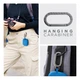 Силиконовый чехол для наушников Apple AirPods Pro, Hang Case, синий, ультратонкий защитный кейс толщиной 2 мм, защита от царапин, пыли и ударов, компактный, с карабином для крепления, ArmorStandart (ARM56073) - изображение 6