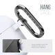 Силиконовый чехол для наушников Apple AirPods Pro, Hang Case, белый, ультратонкий защитный кейс толщиной 2 мм, защита от царапин, пыли и ударов, компактный, с карабином для крепления, ArmorStandart (ARM56071) - изображение 4