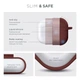 Силиконовый чехол для наушников Apple AirPods 3, Hang Case, коричневый, ультратонкий защитный кейс толщиной 2 мм, защита от царапин, пыли и ударов, компактный, с карабином для крепления, ArmorStandart (ARM60323) - изображение 3
