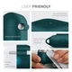 Силиконовый чехол для наушников Apple AirPods 3, Hang Case, зеленый, ультратонкий защитный кейс толщиной 2 мм, защита от царапин, пыли и ударов, компактный, с карабином для крепления, ArmorStandart (ARM60309) - изображение 5