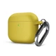 Силиконовый чехол для наушников Apple AirPods 3, Hang Case, желтый, ультратонкий защитный кейс толщиной 2 мм, защита от царапин, пыли и ударов, компактный, с карабином для крепления, ArmorStandart (ARM60325) - изображение 1