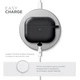 Силиконовый чехол для наушников Apple AirPods 3, Hang Case, черный, ультратонкий защитный кейс толщиной 2 мм, защита от царапин, пыли и ударов, компактный, с карабином для крепления, ArmorStandart (ARM60308) - изображение 7