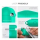 Силиконовый чехол для наушников Apple AirPods 3, Hang Case, бирюзовый, ультратонкий защитный кейс толщиной 2 мм, защита от царапин, пыли и ударов, компактный, с карабином для крепления, ArmorStandart (ARM60316) - изображение 5