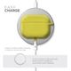 Силиконовый чехол для наушников Apple AirPods Pro 2 2022, Hang Case, желтый, ультратонкий защитный кейс толщиной 2 мм, защита от царапин, пыли и ударов, компактный, с карабином для крепления, ArmorStandart (ARM68593) - изображение 7