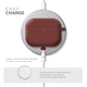 Силиконовый чехол для наушников Apple AirPods Pro 2 2022, Hang Case, коричневый, ультратонкий защитный кейс толщиной 2 мм, защита от царапин, пыли и ударов, компактный, с карабином для крепления, ArmorStandart (ARM68599) - изображение 7