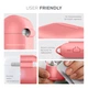 Силиконовый чехол для наушников Apple AirPods Pro 2 2022, Hang Case, розовый, ультратонкий защитный кейс толщиной 2 мм, защита от царапин, пыли и ударов, компактный, с карабином для крепления, ArmorStandart (ARM68588) - изображение 5