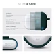 Силиконовый чехол для наушников Apple AirPods Pro 2 2022, Hang Case, зеленый, ультратонкий защитный кейс толщиной 2 мм, защита от царапин, пыли и ударов, компактный, с карабином для крепления, ArmorStandart (ARM68591) - изображение 3