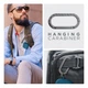 Силіконовий чохол для навушників Apple AirPods 4, Hang Case, синій, ультратонкий захисний кейс товщиною 2 мм, захист від подряпин, пилу та ударів, компактний, з карабіном для кріплення, ArmorStandart (ARM81281) - зображення 6