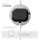 Силиконовый чехол для наушников Apple AirPods Pro 2 2022, Hang Case, черный, ультратонкий защитный кейс толщиной 2 мм, защита от царапин, пыли и ударов, компактный, с карабином для крепления, ArmorStandart (ARM68601) - изображение 7