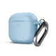 Силиконовый чехол для наушников Apple AirPods 4, Hang Case, голубой, ультратонкий защитный кейс толщиной 2 мм, защита от царапин, пыли и ударов, компактный, с карабином для крепления, ArmorStandart (ARM81283) - изображение 1