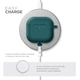 Силиконовый чехол для наушников Apple AirPods 4, Hang Case, зеленый, ультратонкий защитный кейс толщиной 2 мм, защита от царапин, пыли и ударов, компактный, с карабином для крепления, ArmorStandart (ARM81280) - изображение 7