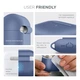 Силиконовый чехол для наушников Apple AirPods 4, Hang Case, фиолетовый, ультратонкий защитный кейс толщиной 2 мм, защита от царапин, пыли и ударов, компактный, с карабином для крепления, ArmorStandart (ARM81282) - изображение 5
