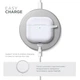 Силиконовый чехол для наушников Apple AirPods 4, Hang Case, белый, ультратонкий защитный кейс толщиной 2 мм, защита от царапин, пыли и ударов, компактный, с карабином для крепления, ArmorStandart (ARM81295) - изображение 7