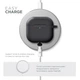 Силиконовый чехол для наушников Apple AirPods 4, Hang Case, черный, ультратонкий защитный кейс толщиной 2 мм, защита от царапин, пыли и ударов, компактный, с карабином для крепления, ArmorStandart (ARM81277) - изображение 7
