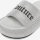 Женские шлепанцы Juicy Couture WSS21515-04 5906751063255 38 25.3 см Серые (5906751063316) - изображение 8